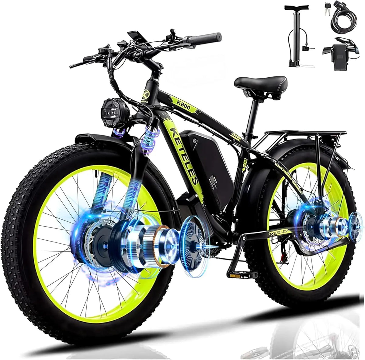 Velo Electrique Homme vélo – 250 w, 23 Ah, noir/gris