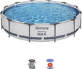 Bestway Steel Pro Max 12' x 30'/3.66m x 76cm Pool Set – bleu/gris