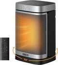 Dreo Chauffage d'appoint Atom One – 1500 W, gris/noir/orange