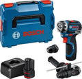 Bosch PRO 12V système Perceuse-visseuse sans-fil GSR12V-32FC avec 2,0 Ah – bleu/gris/noir
