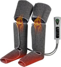 HOMCOM Masseur de Jambes couverture – 24 W, gris/orange